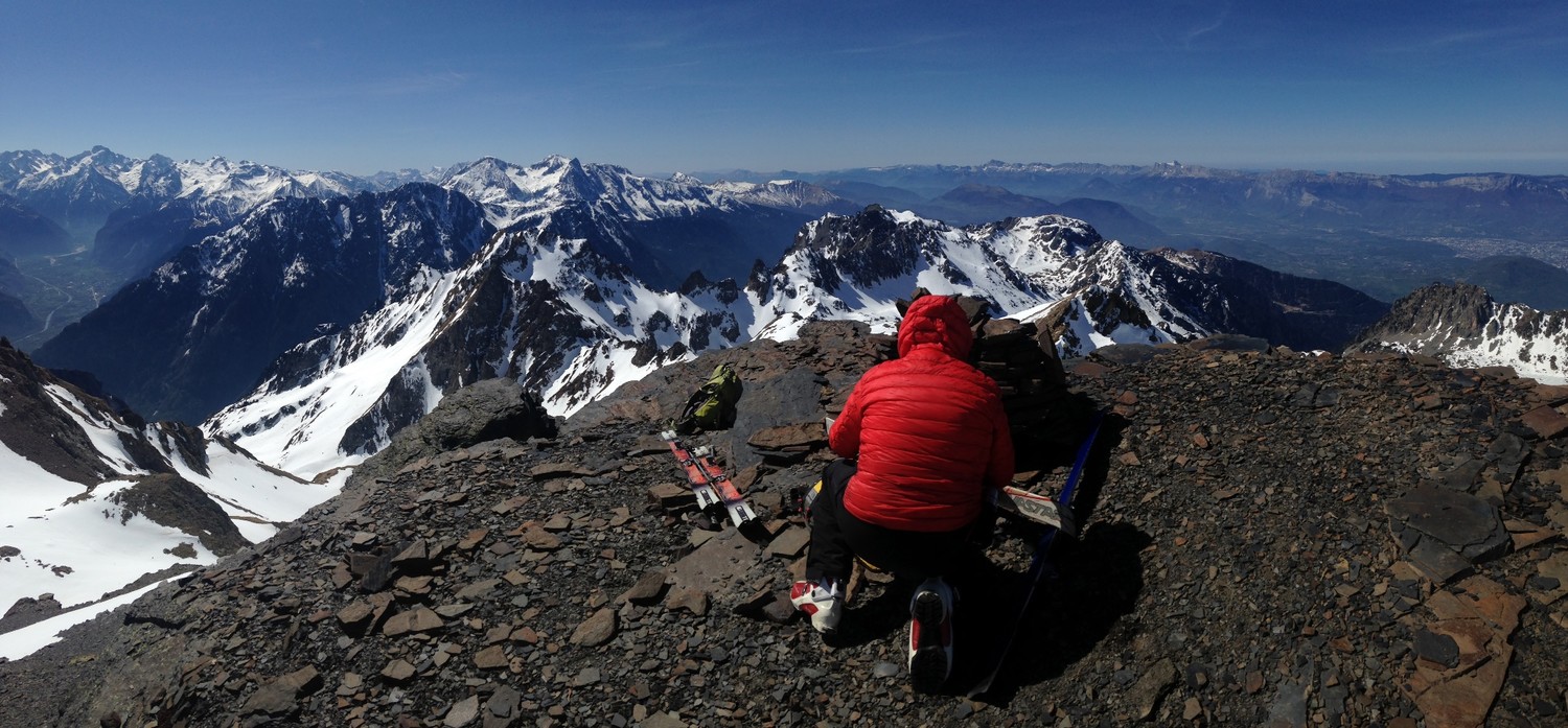 Panorama vers le Sud depuis le sommet