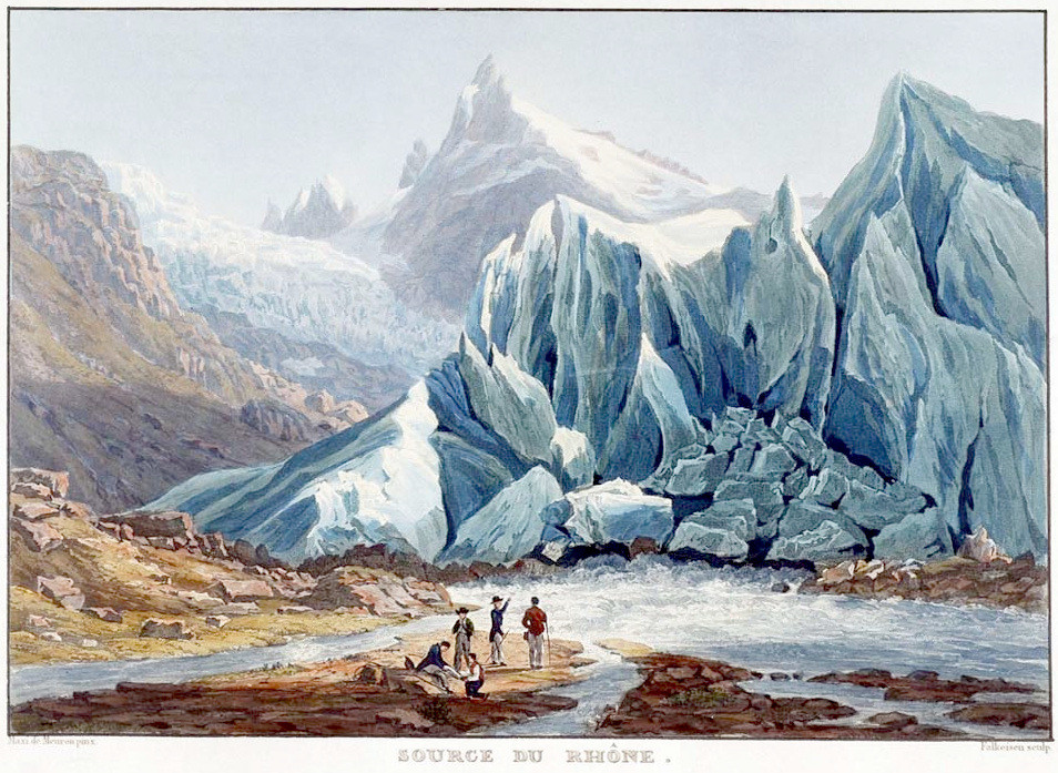 Source du Rhône, par Maximilien de Meuron