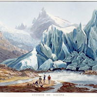 Source du Rhône, par Maximilien de Meuron