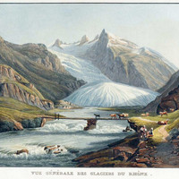 Glacier du Rhône, par Maximilien de Meuron