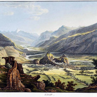 Sion, vallée du Rhône, Bietschhorn, par G. Lory