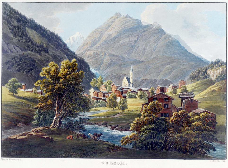 Fiesch, par Maximilien de Meuron