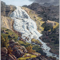 Cascade de la Toccia, par G. Lory