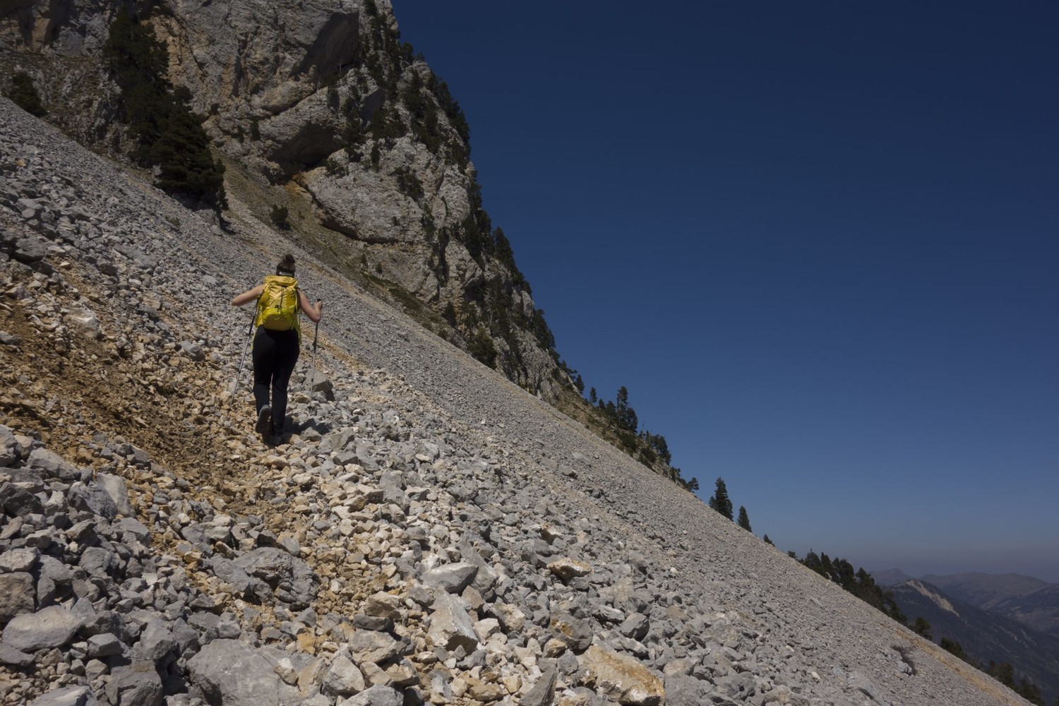 Montée vers le plateau