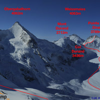 trifthorn, col durand and pointe de Zinal