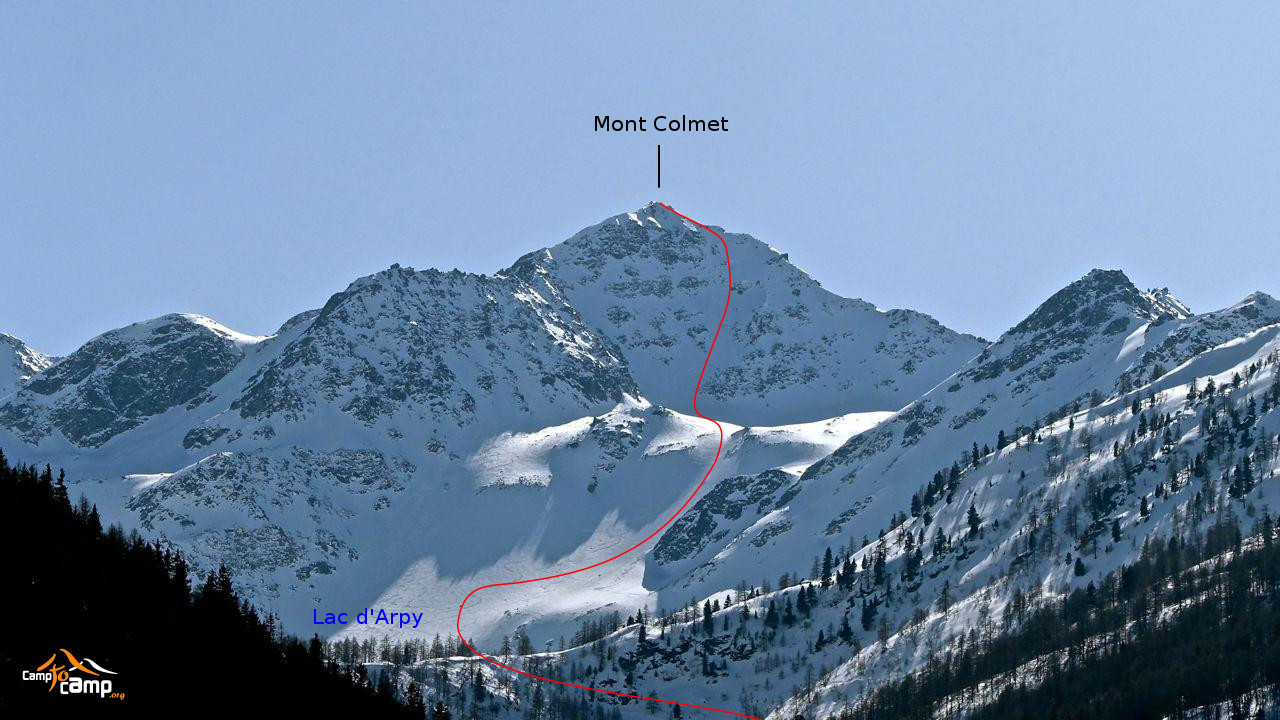 Mont Colmet - Couloir N