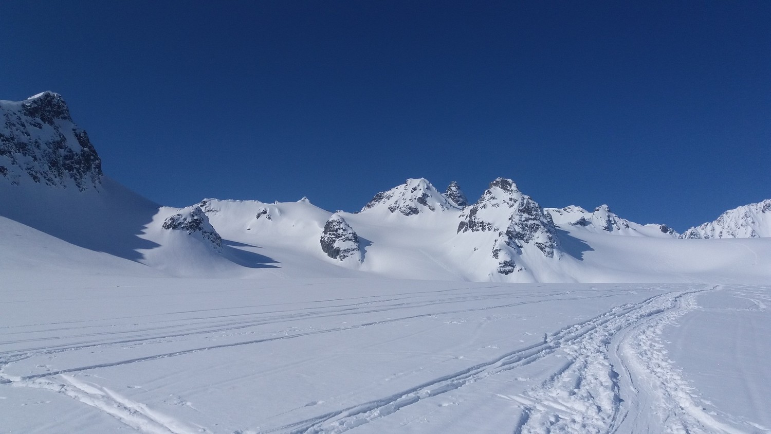 Tafeltinden et le glacier Koppangsbreen