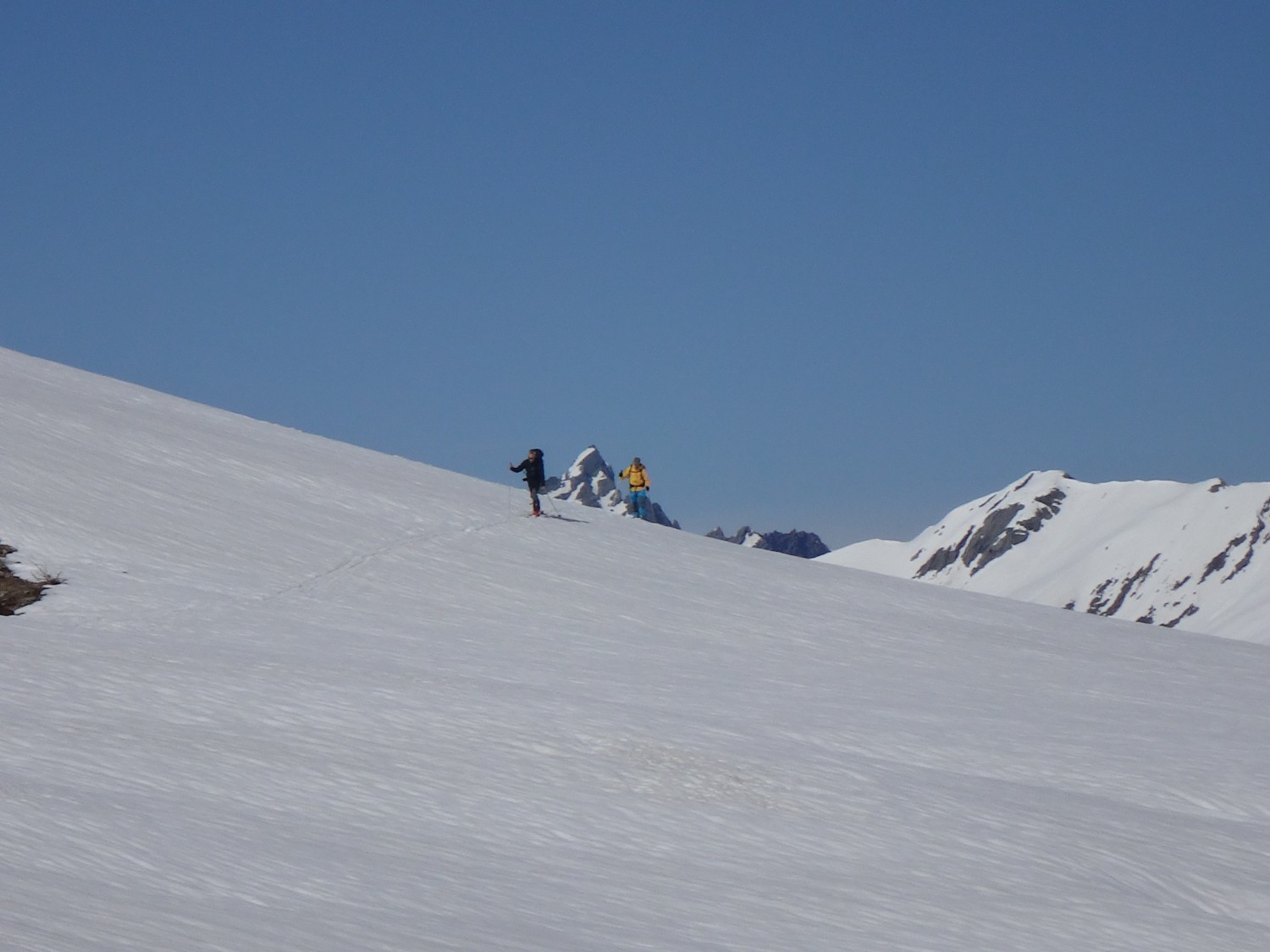 Montée au col Vieux
