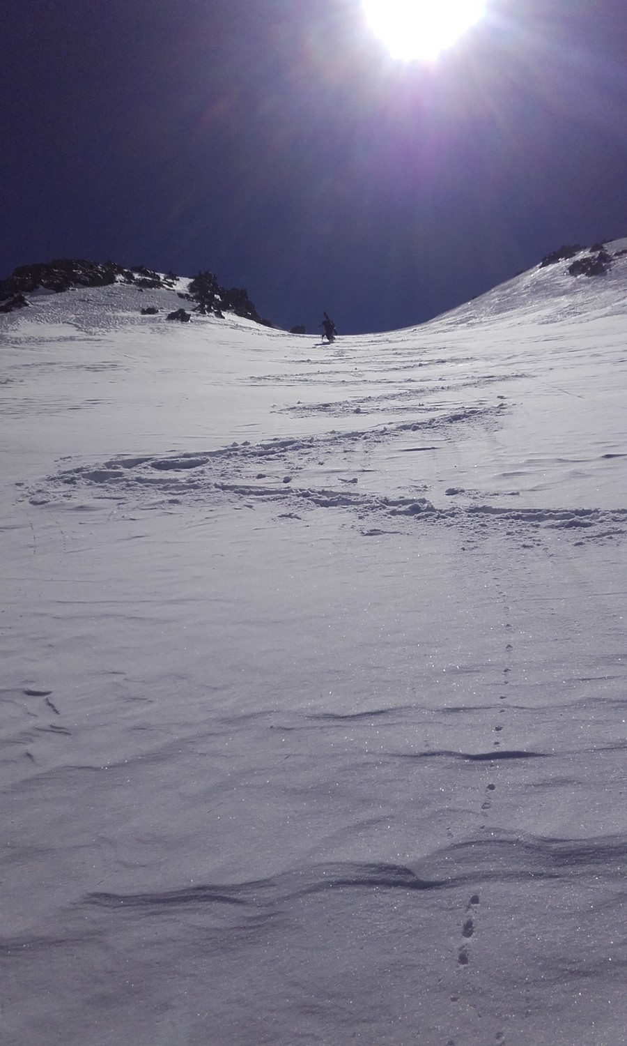fin de la montee sous le faux sommet