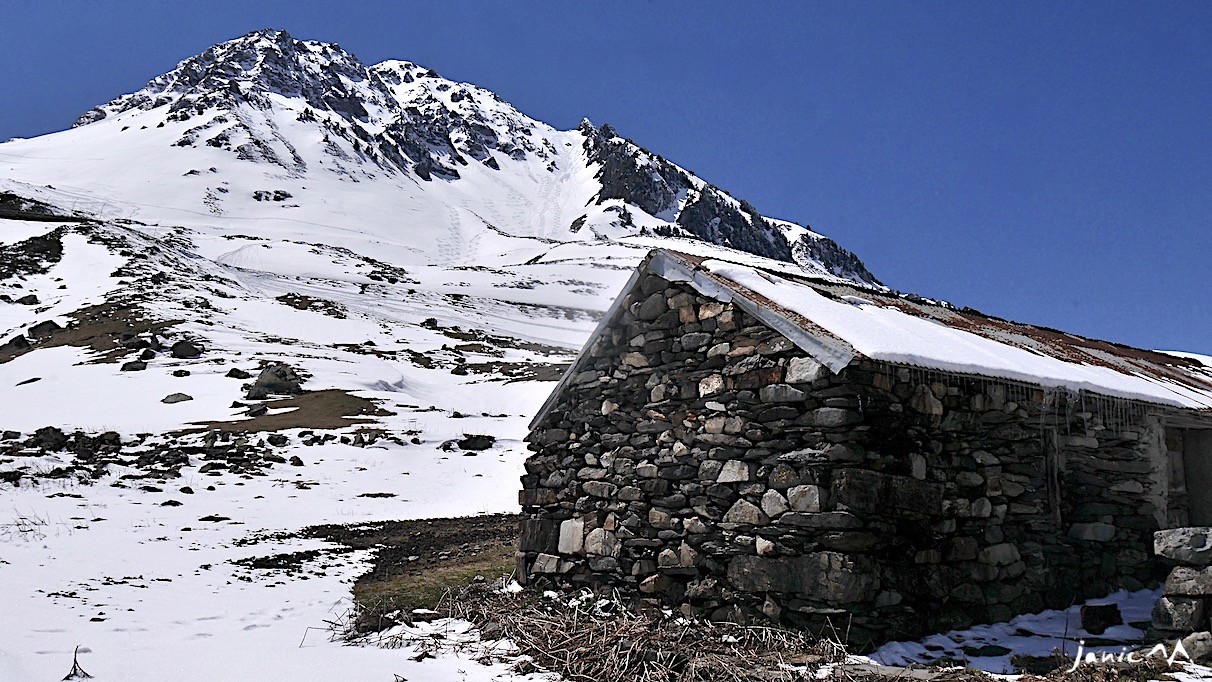 De la cabane de Stouets le Pic de Caoubère