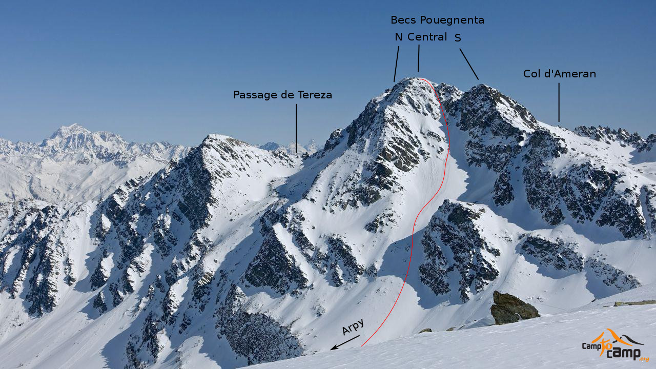 Pouegnenta - Couloir W