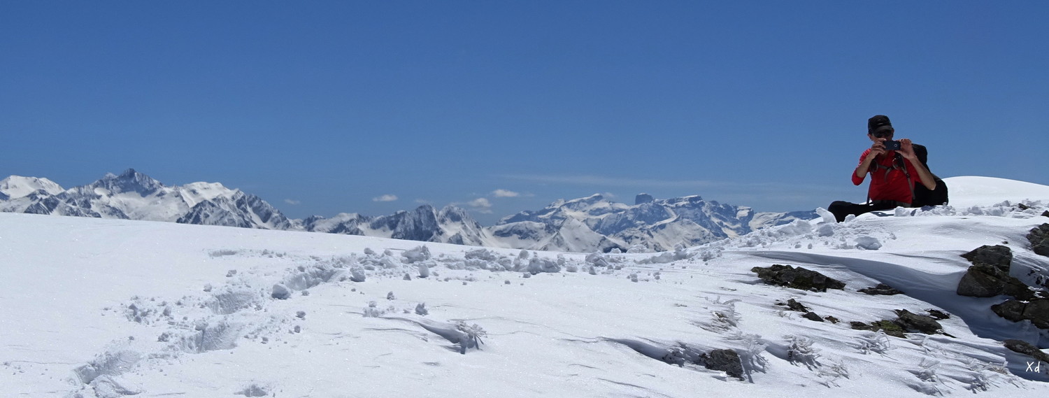 arrivée au col du Lascours