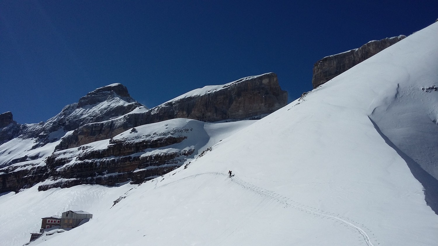 En arrivant à la Brèche