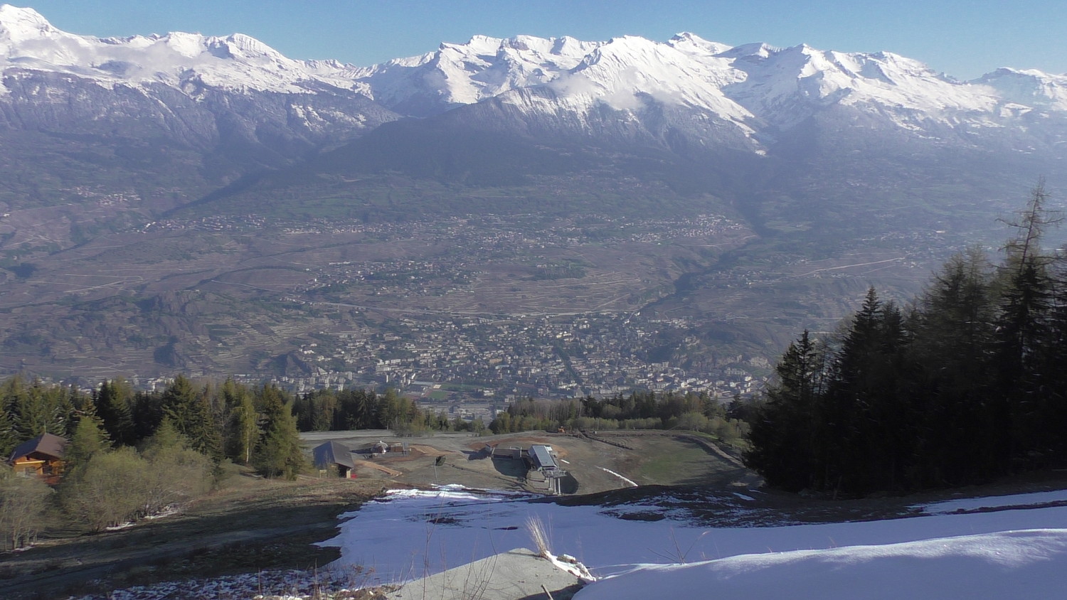 Neige de culture (en fait artificielle!) - Sion