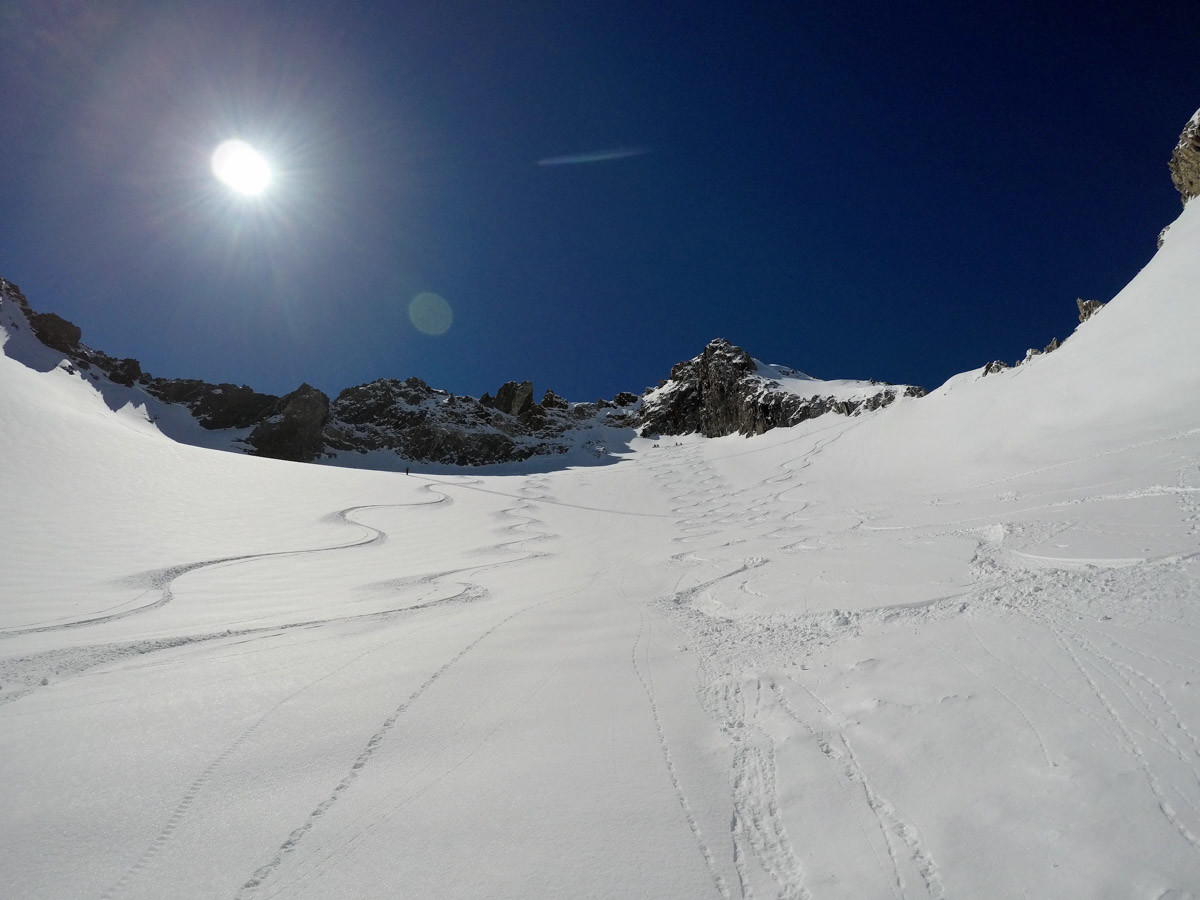 Il y a déjà eu du passage sur le glacier...