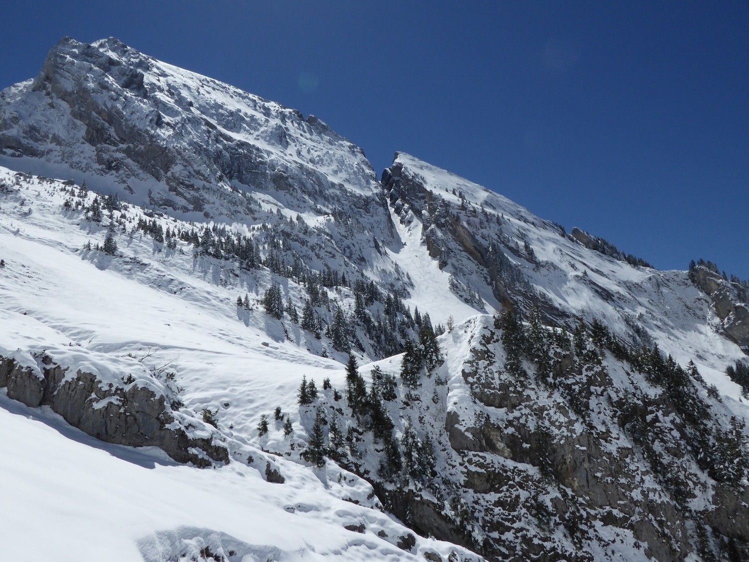 Coillu à Bordel, tracé(à ski et en pédestre, aussi)- Blonnière