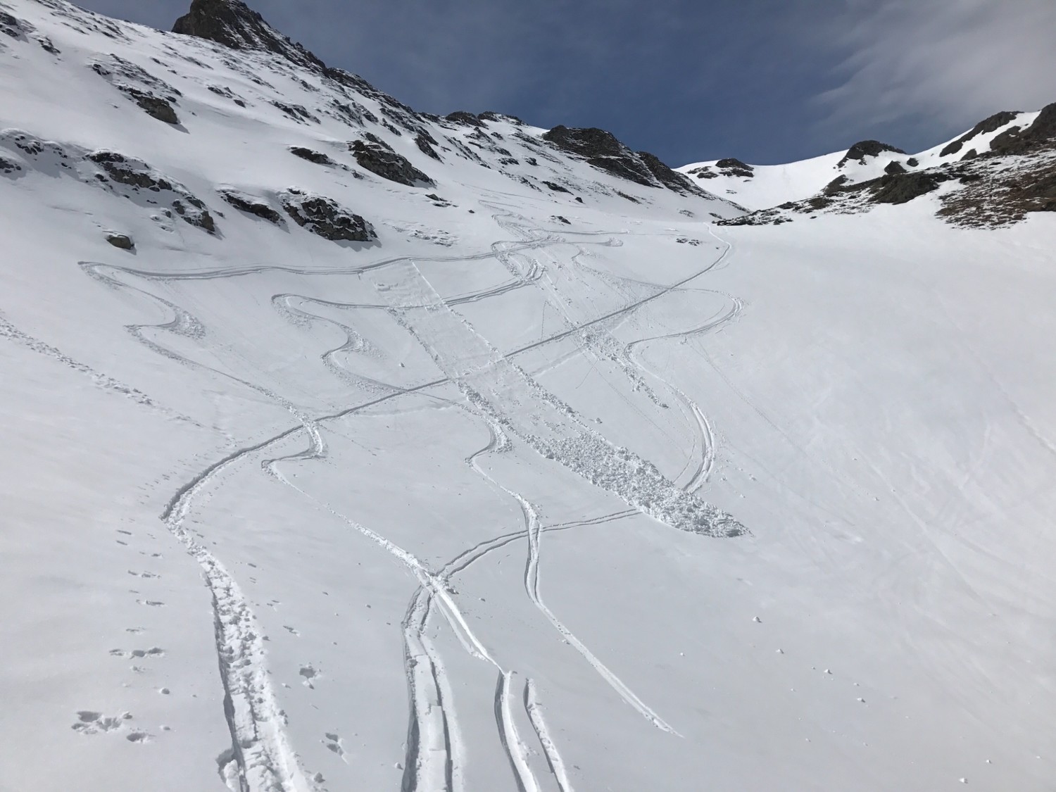 Ca degeule avec le redoux pour la dernière descente