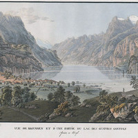 Brunnen, lac des 4 cantons, par G. Lory