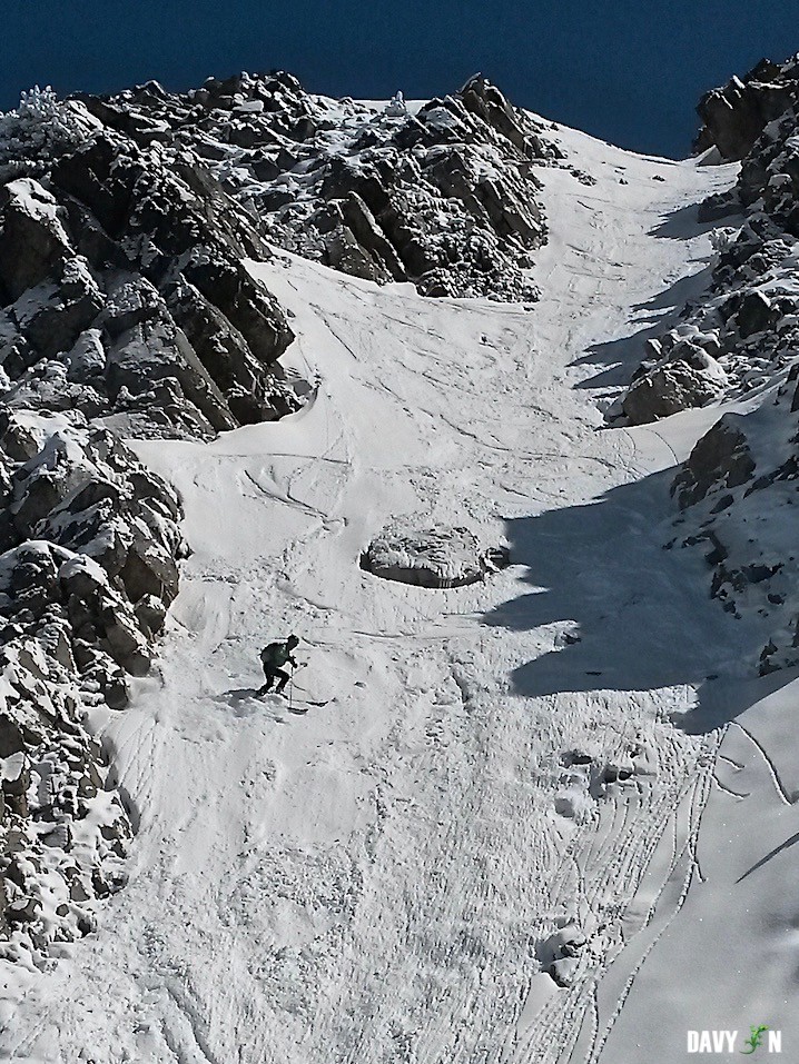 Couloir d'angle partie supérieure