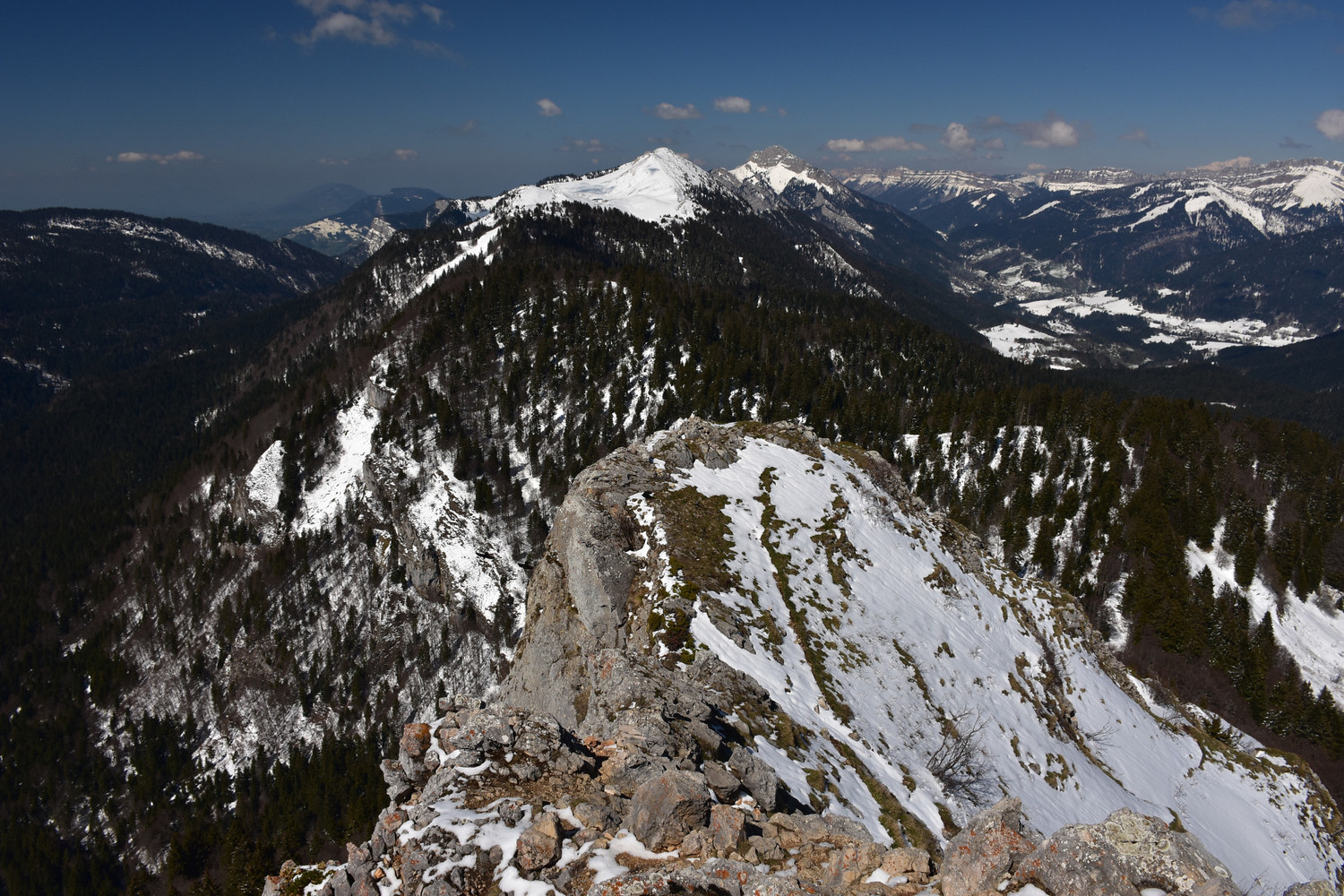 Cim de La Pinéa, Charmant Som al fons