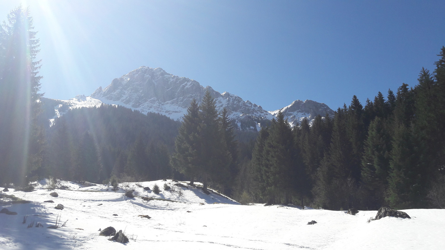 Face nord de la cent d'Oche