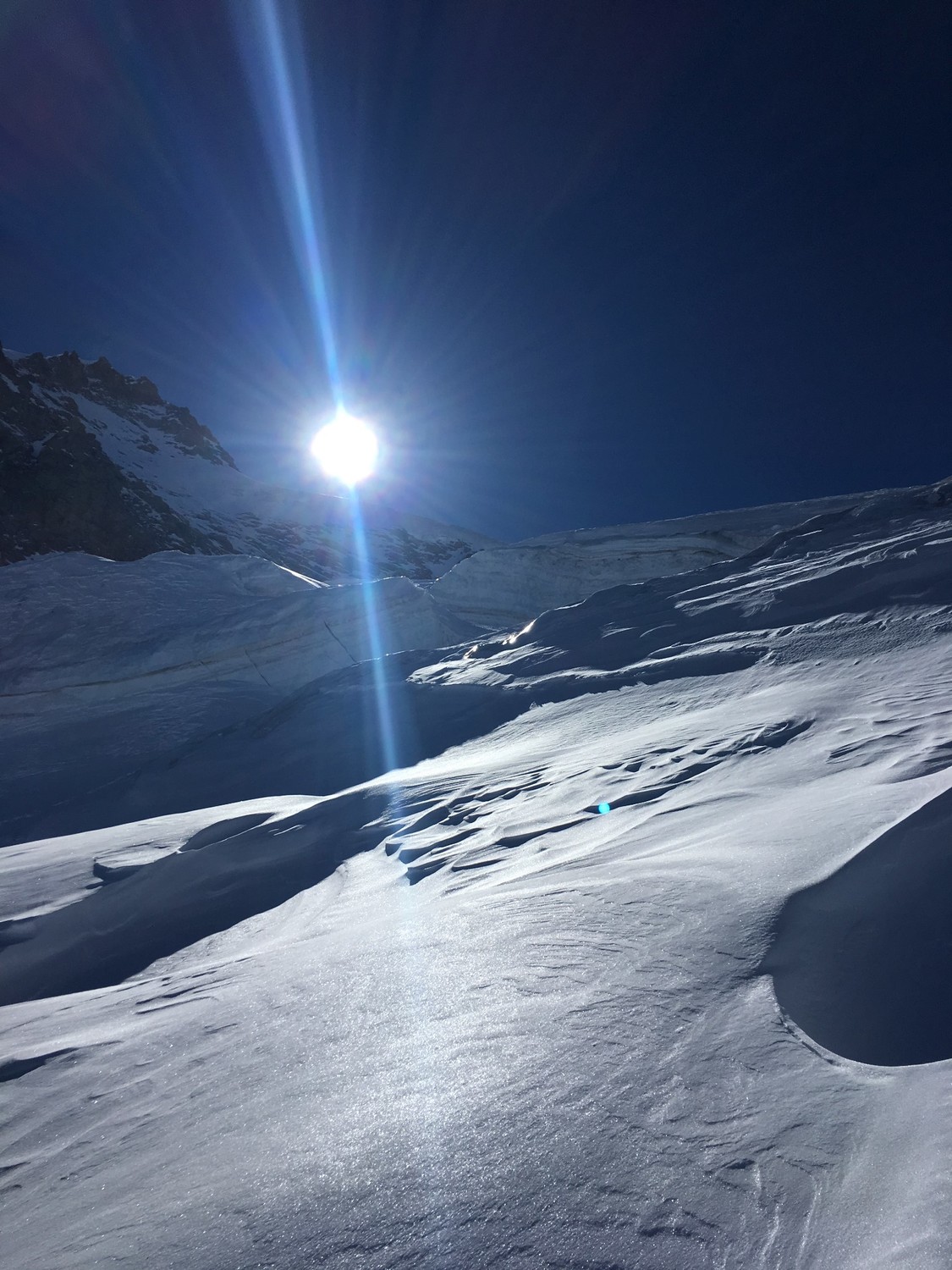Glacier Laveciau bien bouché