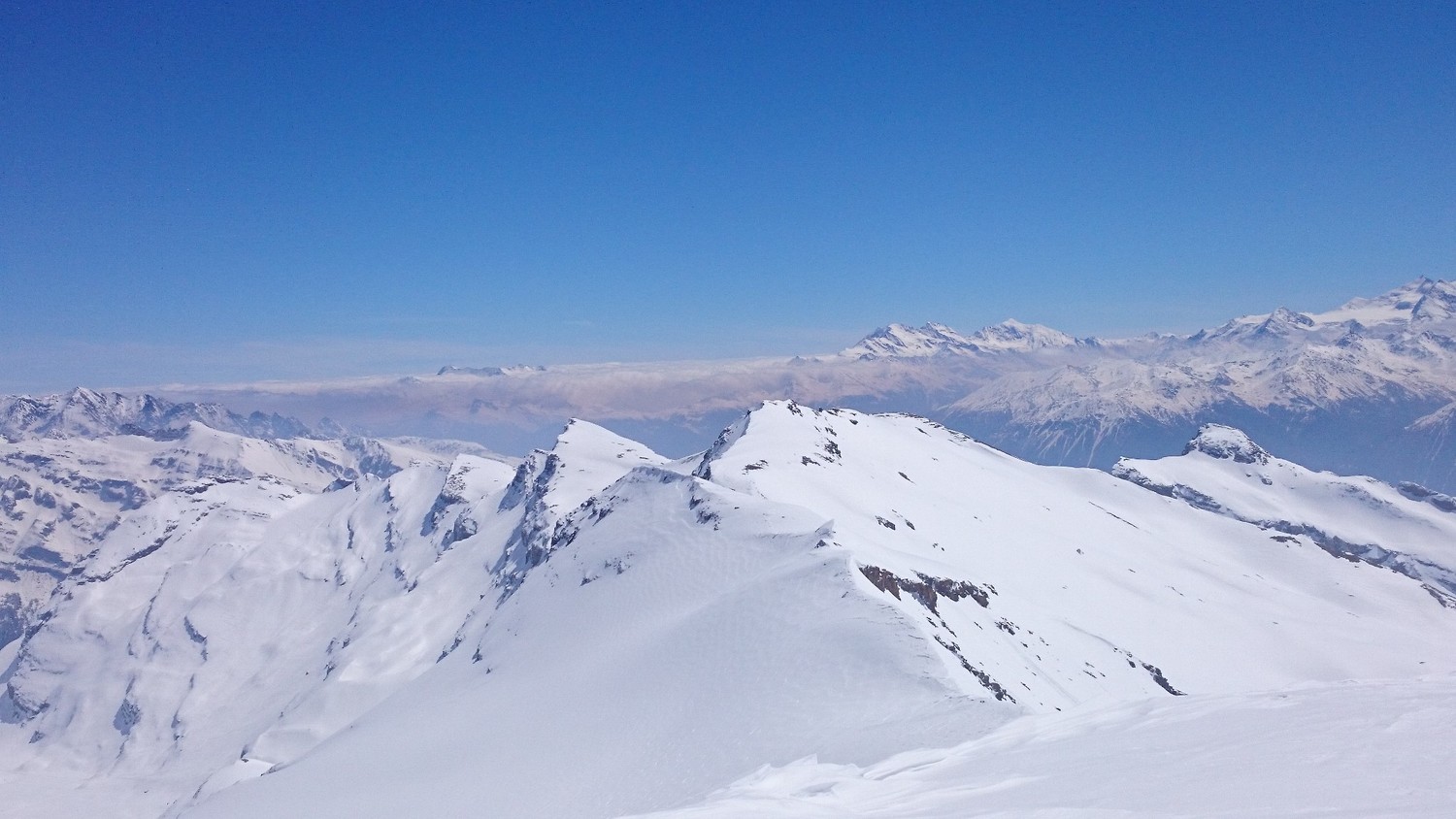 Schwarzhorn et Schneehorn depuis Wildstrubel