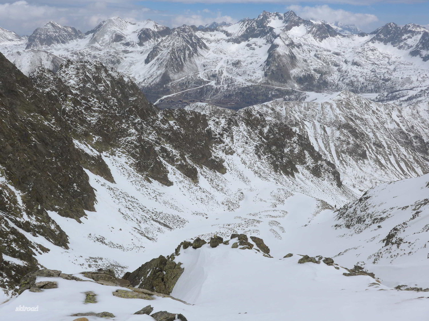 Le Vallon menant au Vallon de la Vallette bien maigre..
