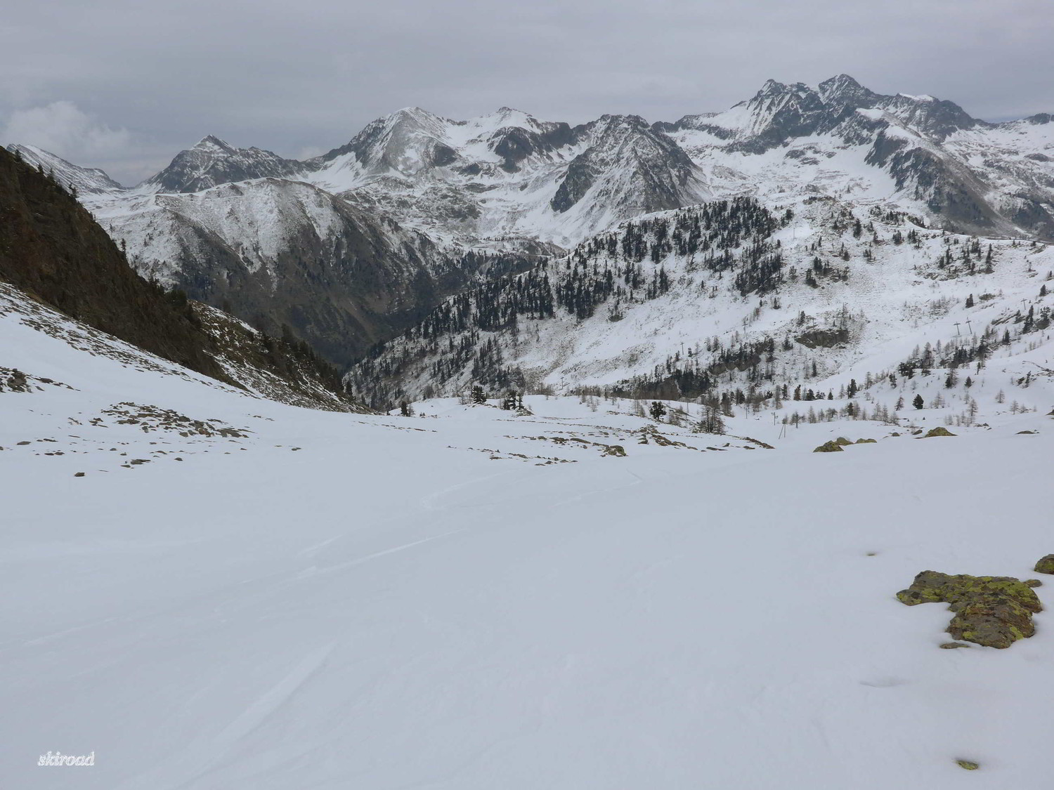 Le reste de la descente.