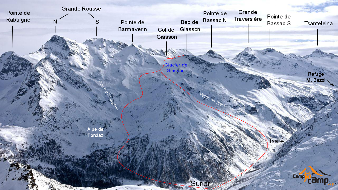 Bec Giasson depuis Surier