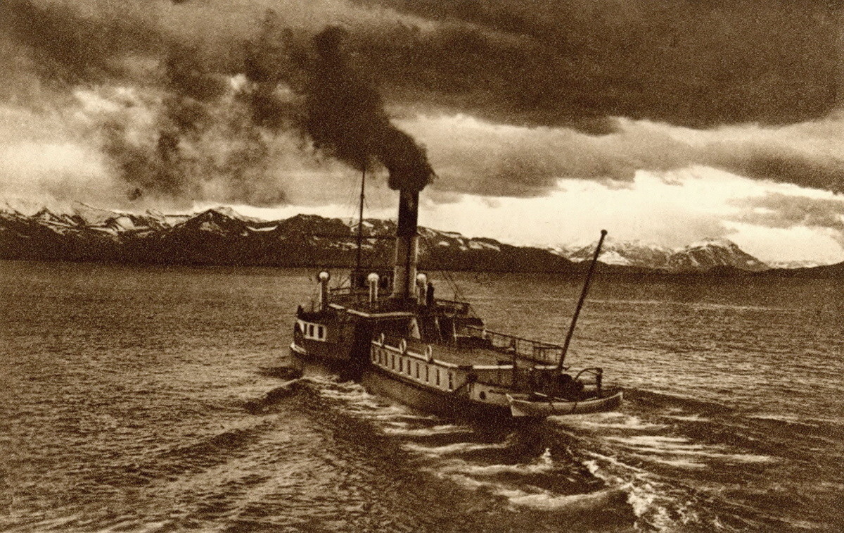 Sur le Bodensee avec émission de CO2 et de particules