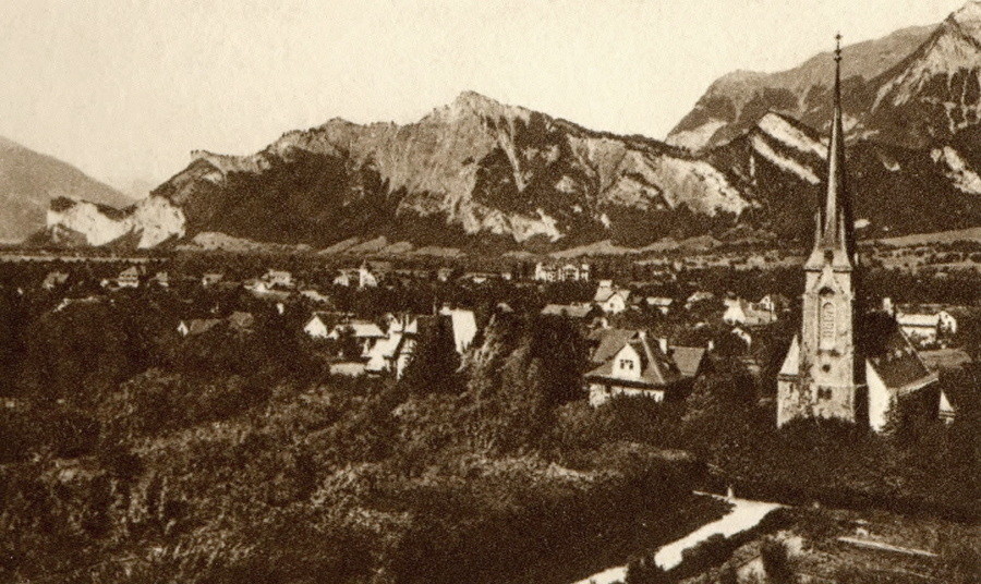 Ragaz et la vallée du Rhin
