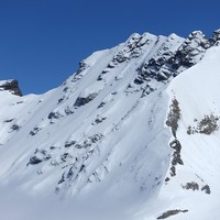 La Grande Rousse N, S, et au 1er plan la pointe Barmaverin, fréquentée ce jour