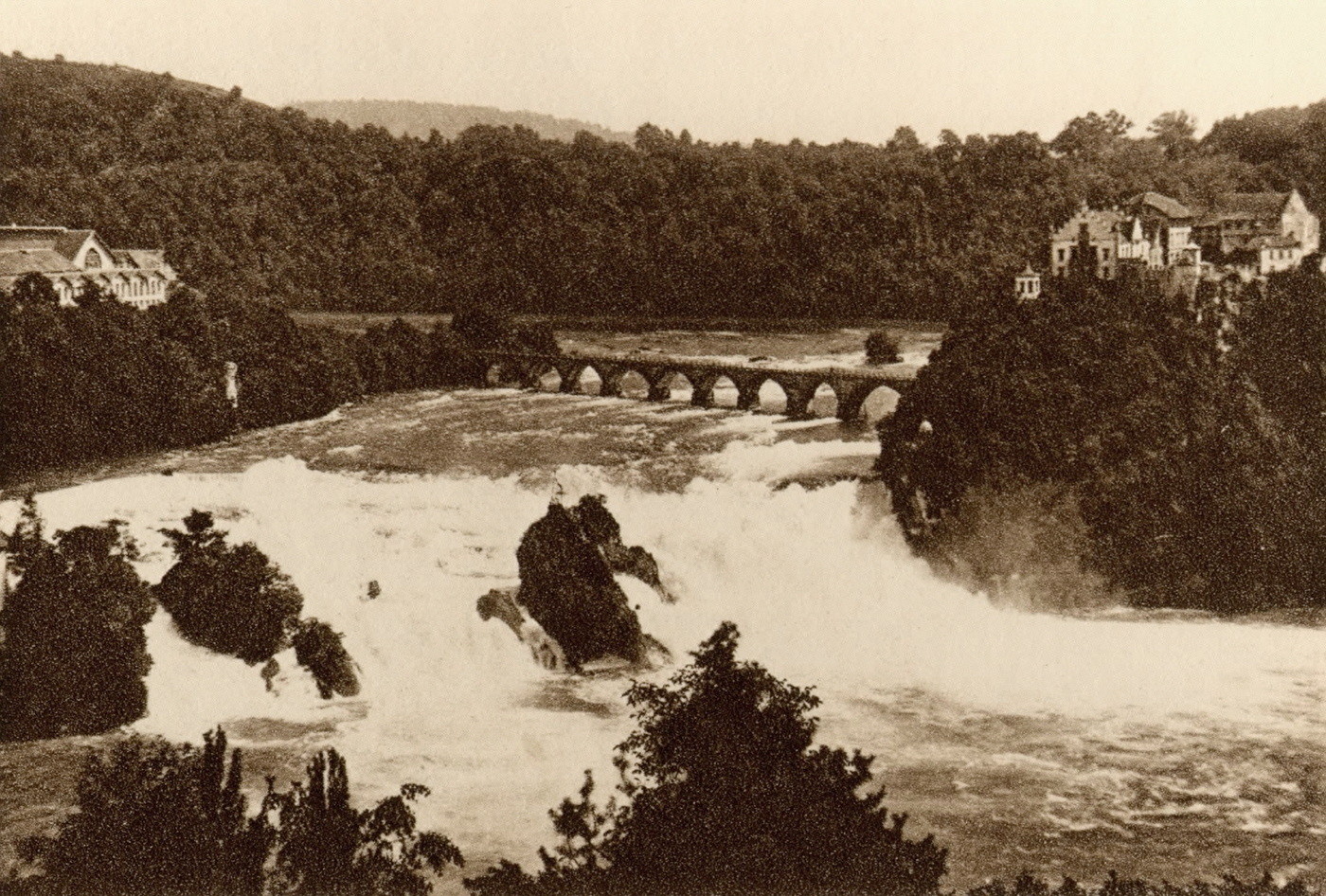 Schaffouse, chute du Rhin