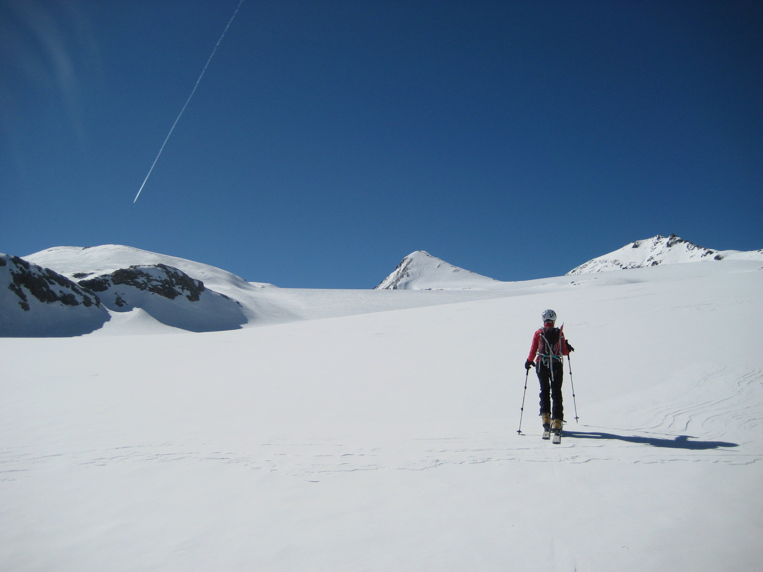 glacier et sommet