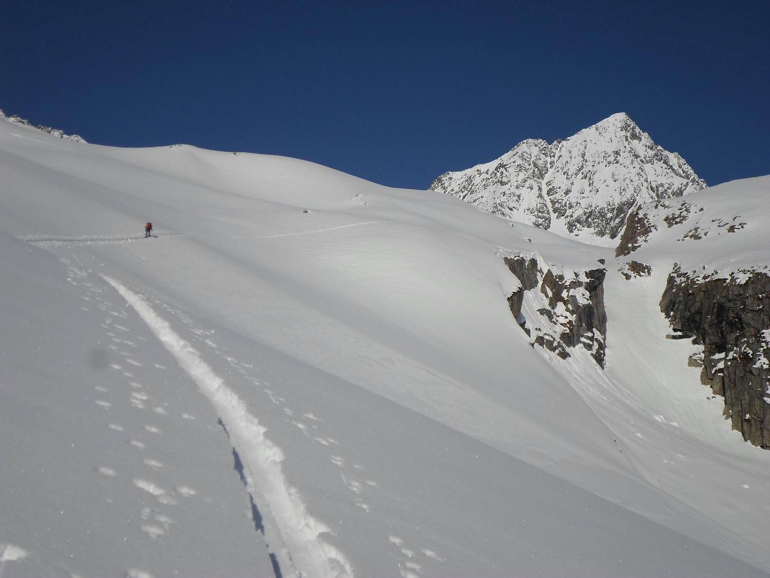 Verso il Fleckistock visibile sullo sfondo.