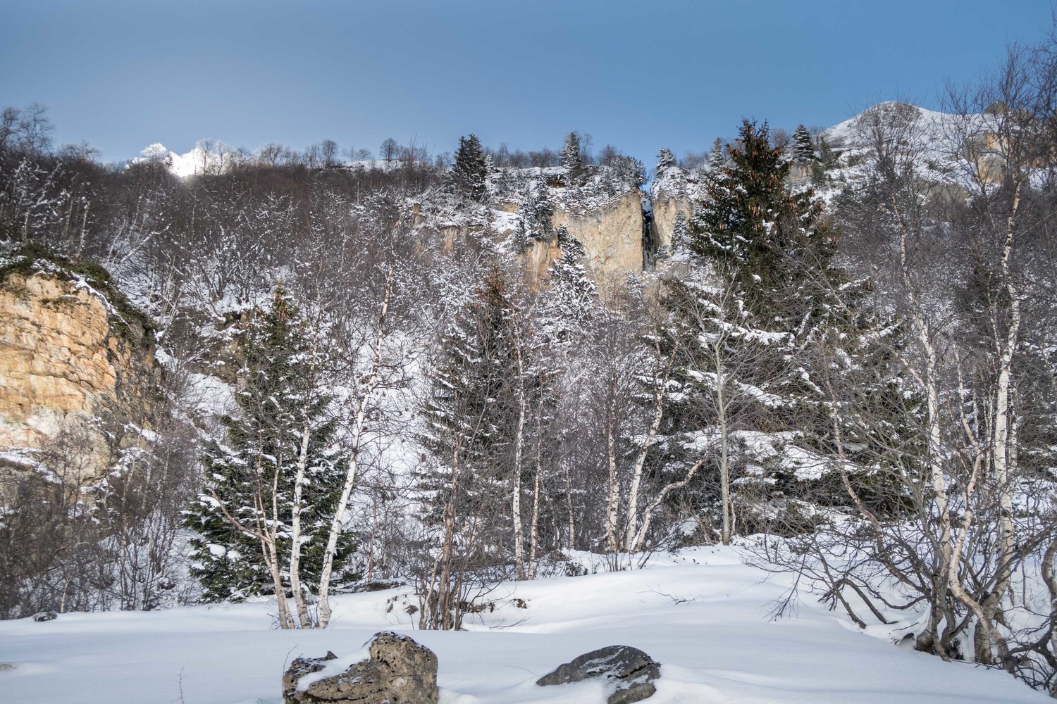 Montée au refuge Peclet Polset (1800m - Ouest)