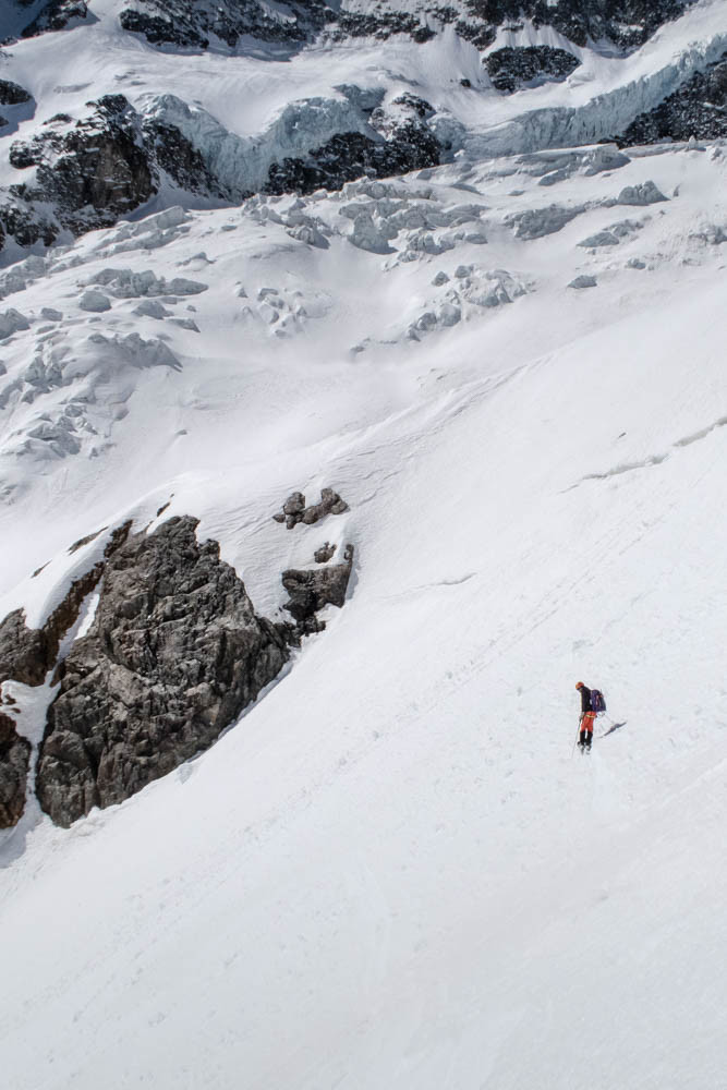Glacier de l'homme - vue sur Lautaret et Armande