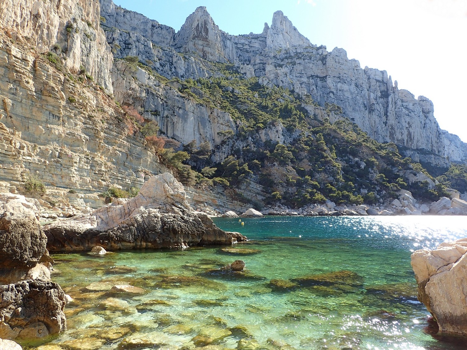 Calanque des pierres tombées