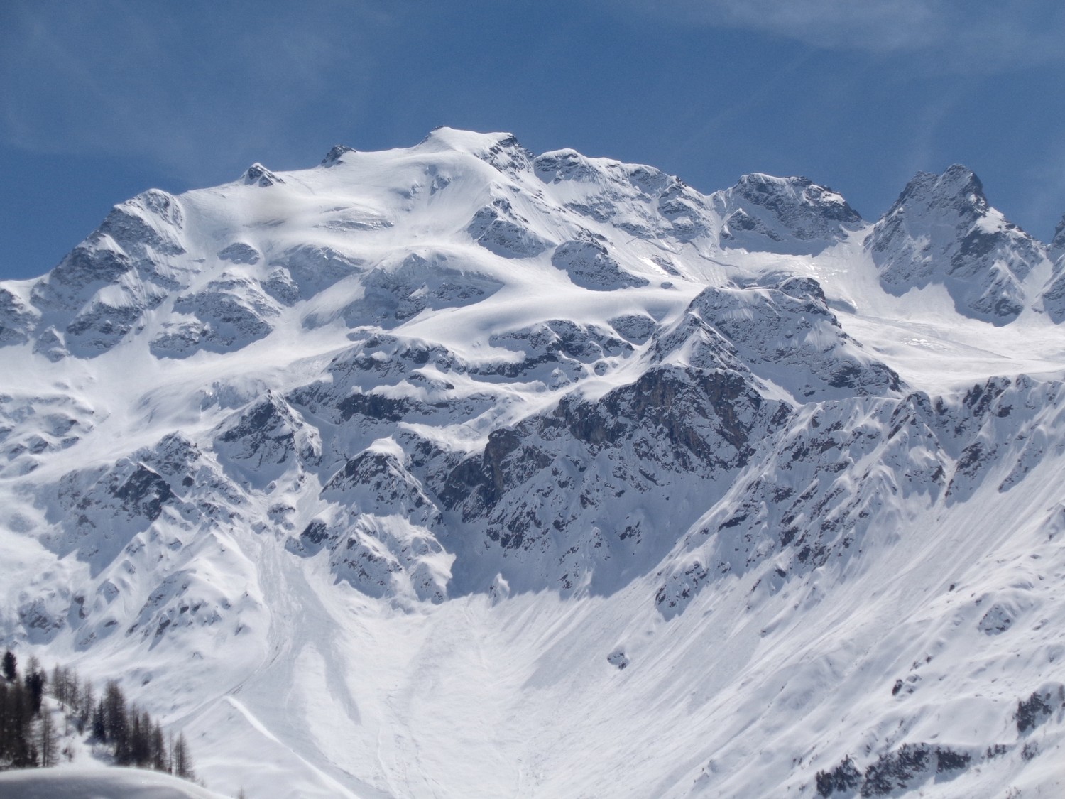 La Cima Piazzi oggi in veste strepitosa
