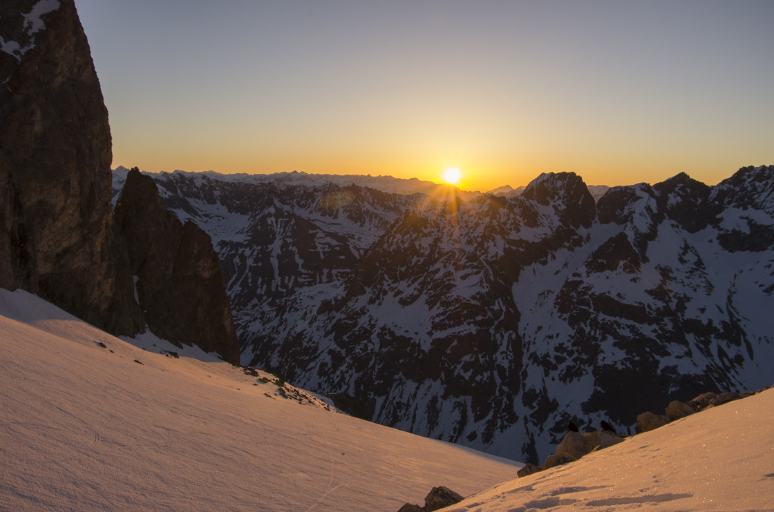 Très beau lever de soleil habituel à Adèle Planchard