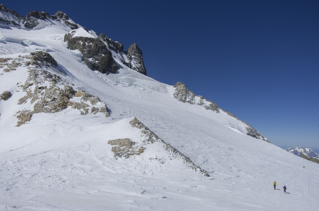 Fin de la traversée, les glaciers sont secs