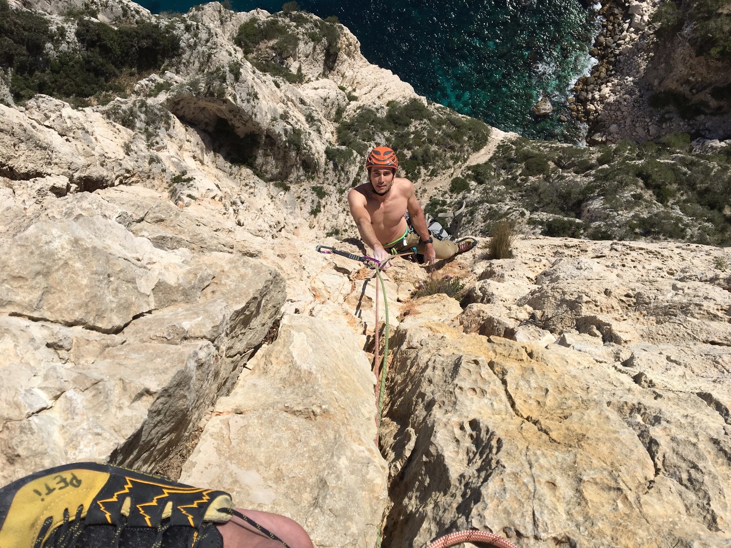 Fin de Sanababich, 6b+ majeur