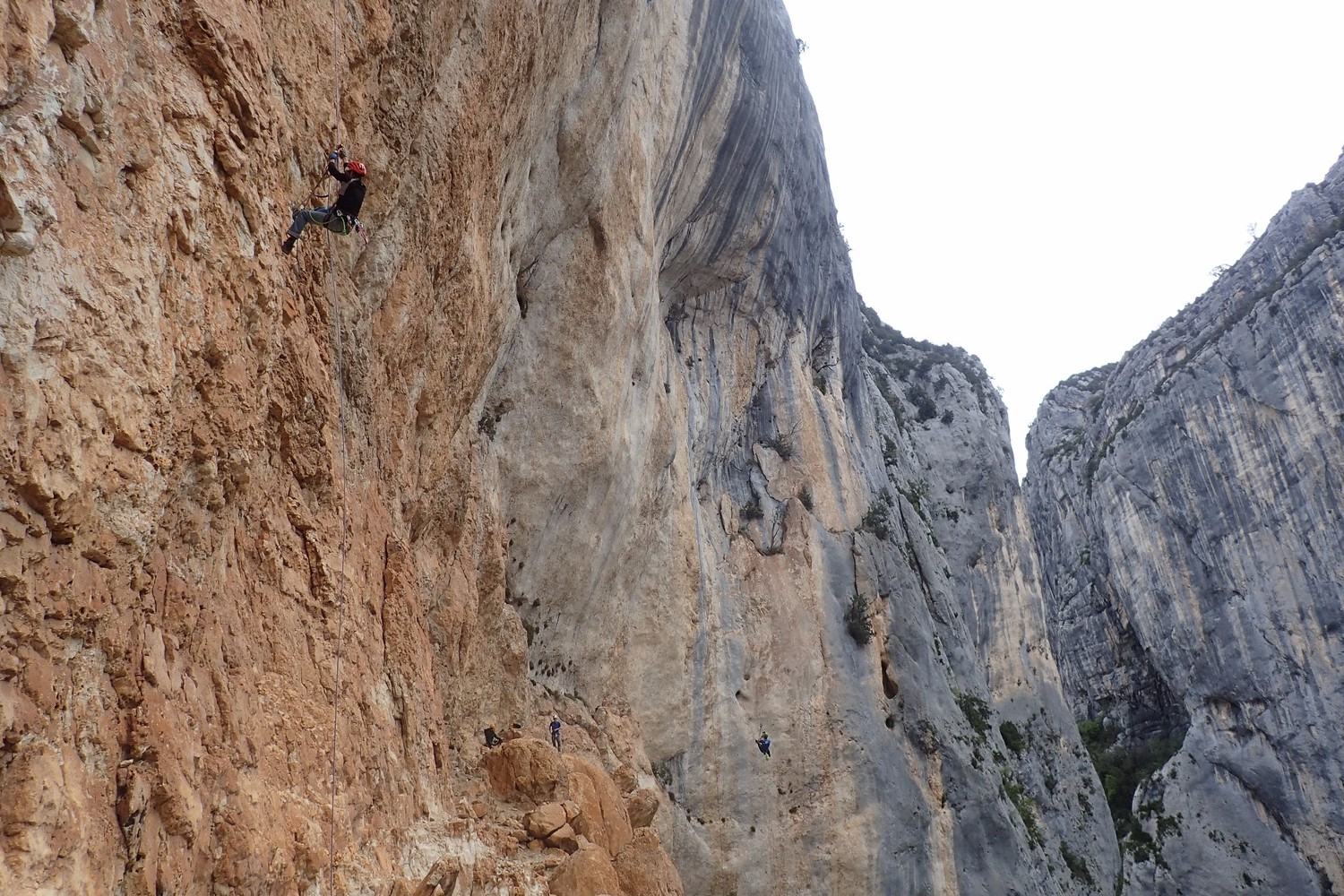 Remontée sur corde matinale
