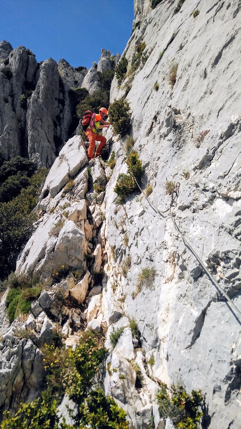 Descente par le Grand Couloir