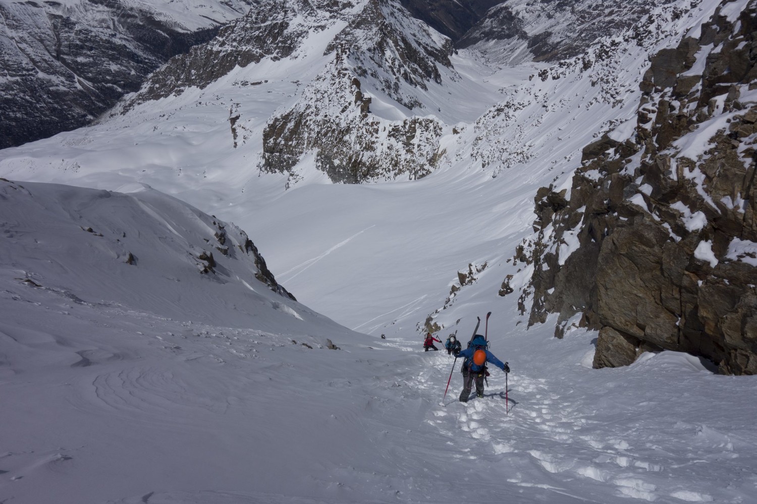 Montée au col Bonney