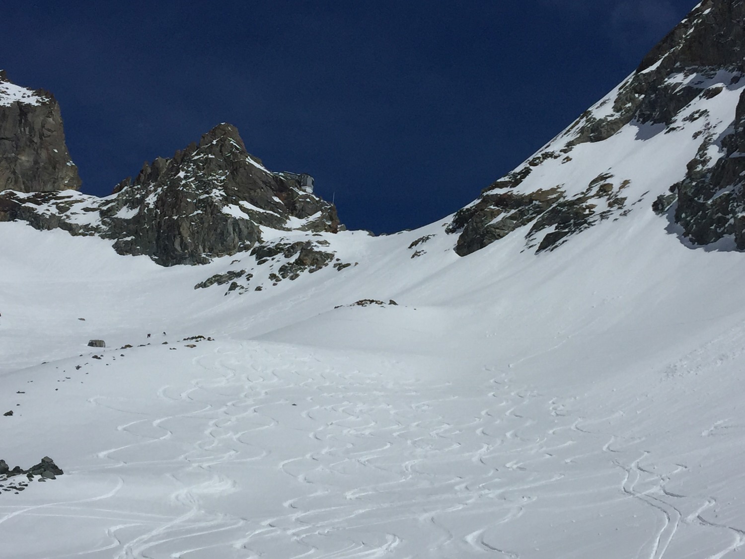 Descente W sous la cabane
