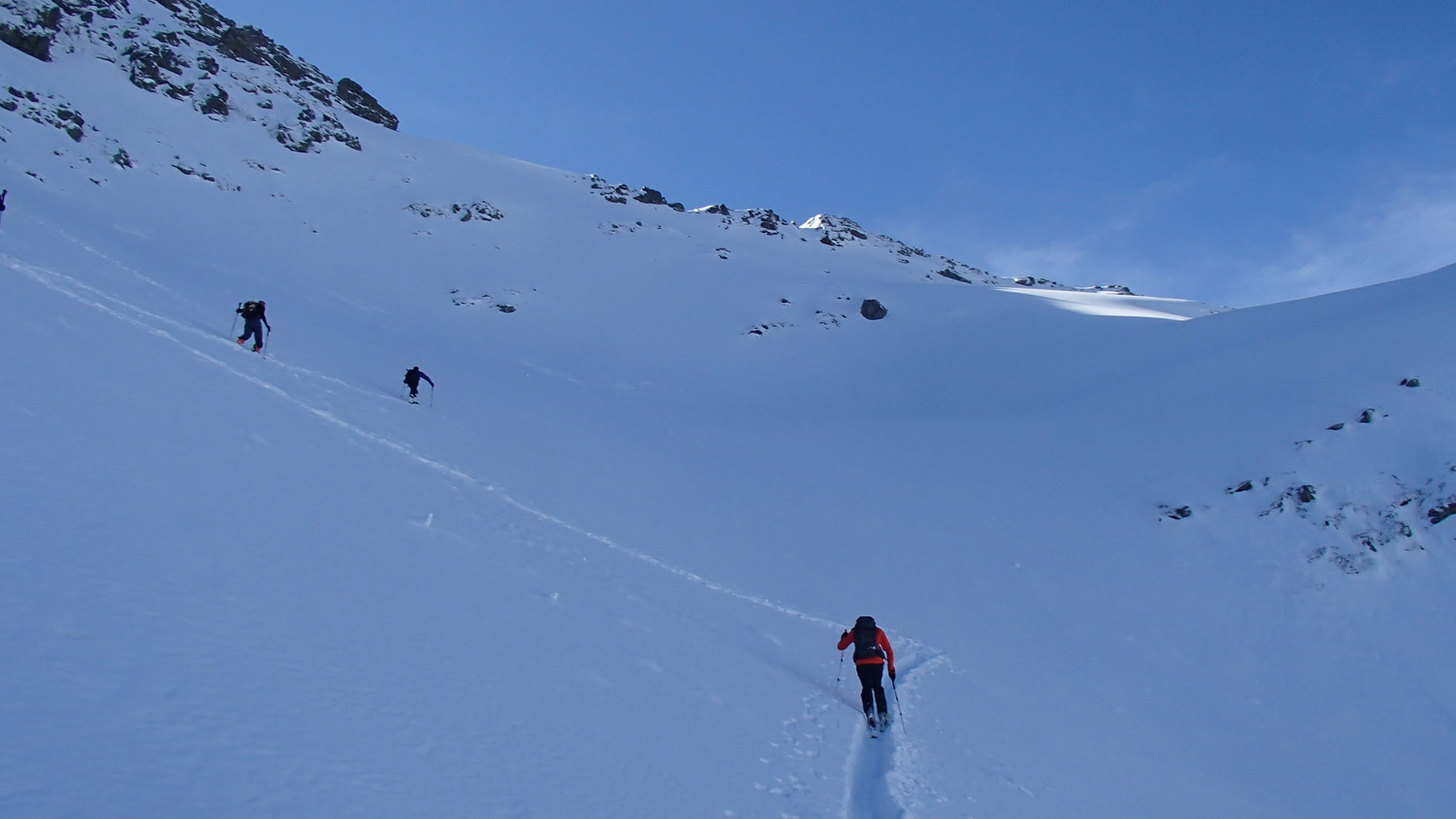 Sortie de la combe W