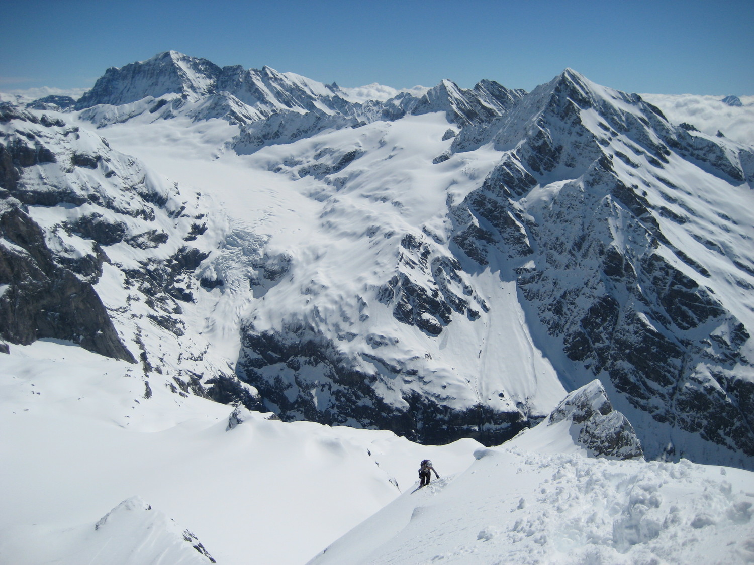 sortie de l'arête