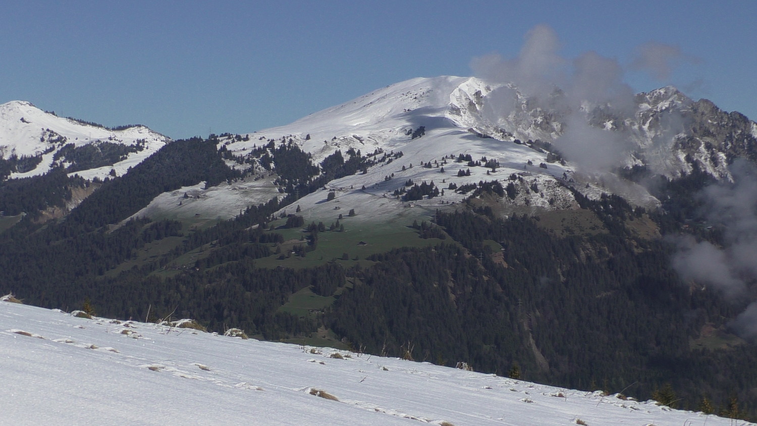 Pte de Bellevue, Val d'Illiez